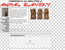 Tablet Screenshot of animalslavery.net